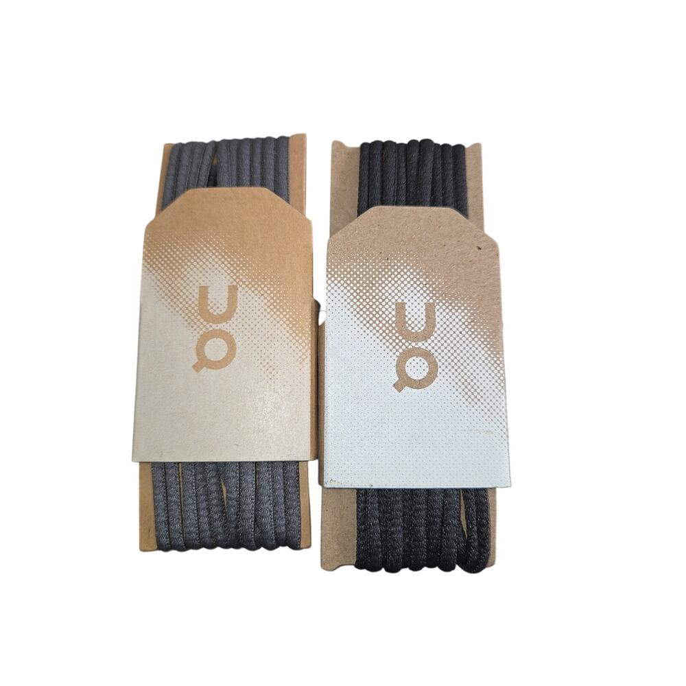 Lot of 2 On Cloud  OC Shoe laces Light and Dark Grey
